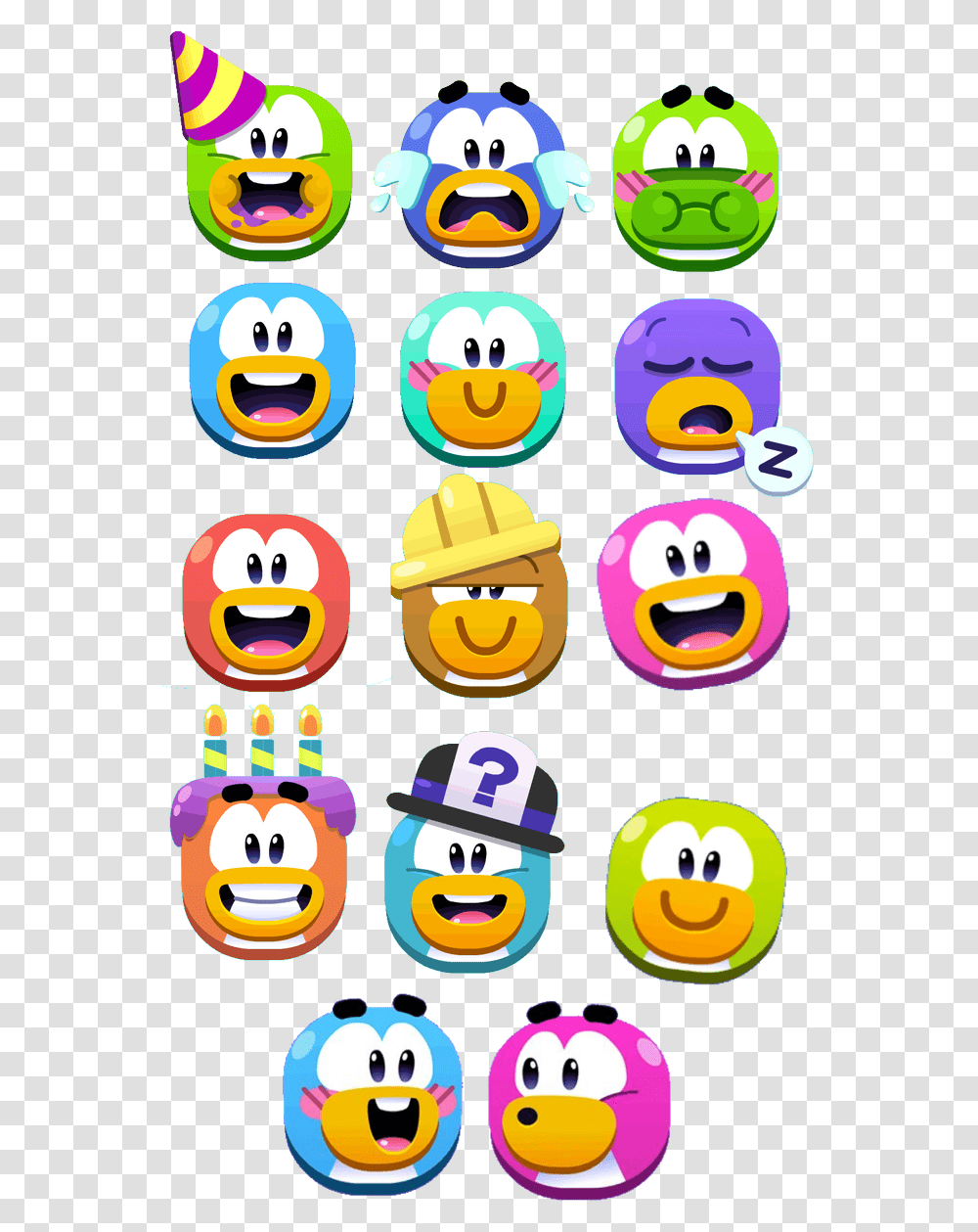 Emojis Club Penguin Island, Label, Sticker, Plant Transparent Png
