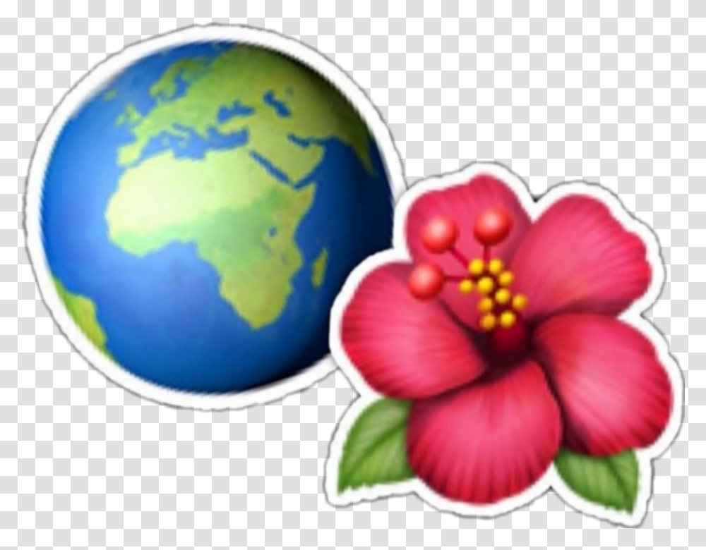 Emojis Emoji Iphone Mundo World Flower, Outer Space, Astronomy, Universe, Egg Transparent Png