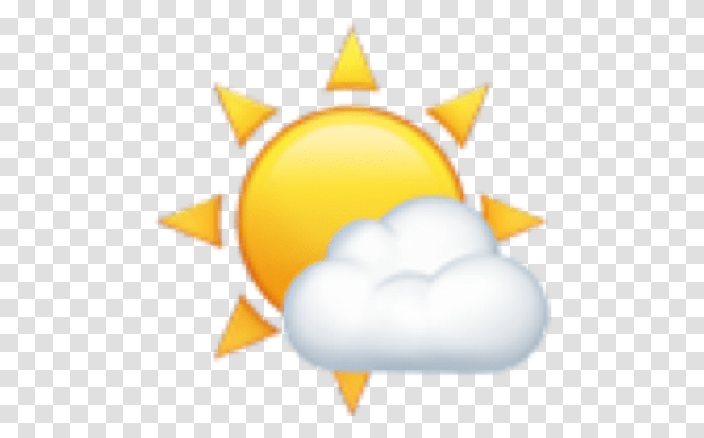 Emojis Emoji Sun Clouds Overlay Overlays Tumblr Aesthet Sun Emoji Overlays, Nature, Outdoors, Sky, Lamp Transparent Png
