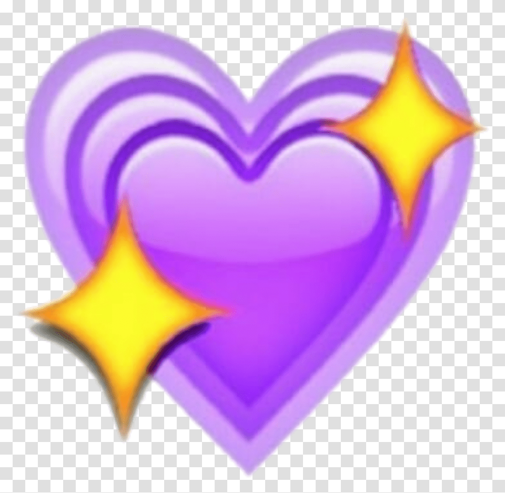 Emojis Emoticon Overlays Art Pieces Smileys Purple And Yellow Heart Emoji, Sweets, Food, Confectionery Transparent Png