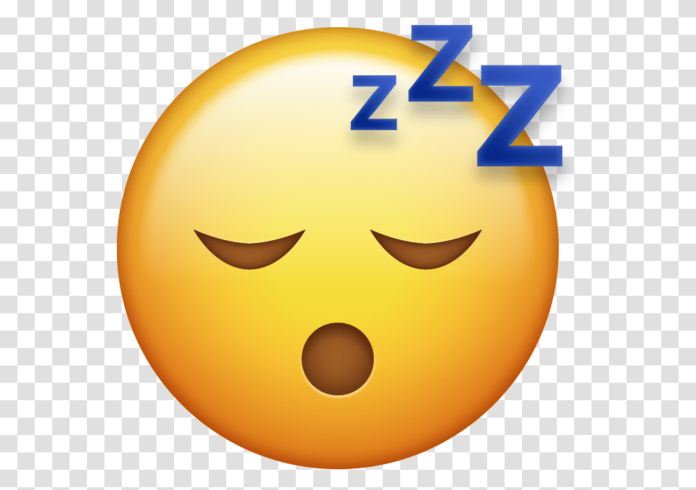 Emojis Ios 10 Sleeping Emoji, Balloon, Pac Man, Food, Mask Transparent Png