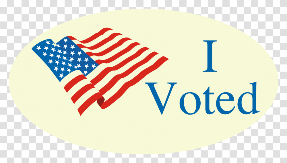 Emory Students Engage In Election I Voted Sticker, Flag, American Flag, Logo Transparent Png