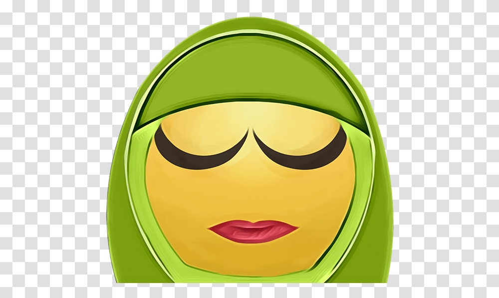 Emoticon Clipart Hijab Muslim Clip Art, Plant, Food, Helmet Transparent Png