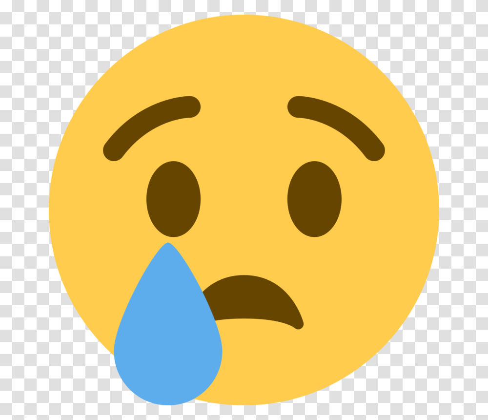 Emoticon Death Sadness Facebook Crying Emoji Sad Emoji, Tennis Ball, Food, Angry Birds, Egg Transparent Png