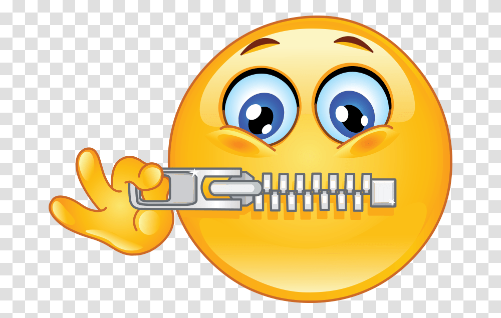 Emoticon Emoji Smiley Mouth Don't Talk Emoji, Plant, Food, Fruit Transparent Png