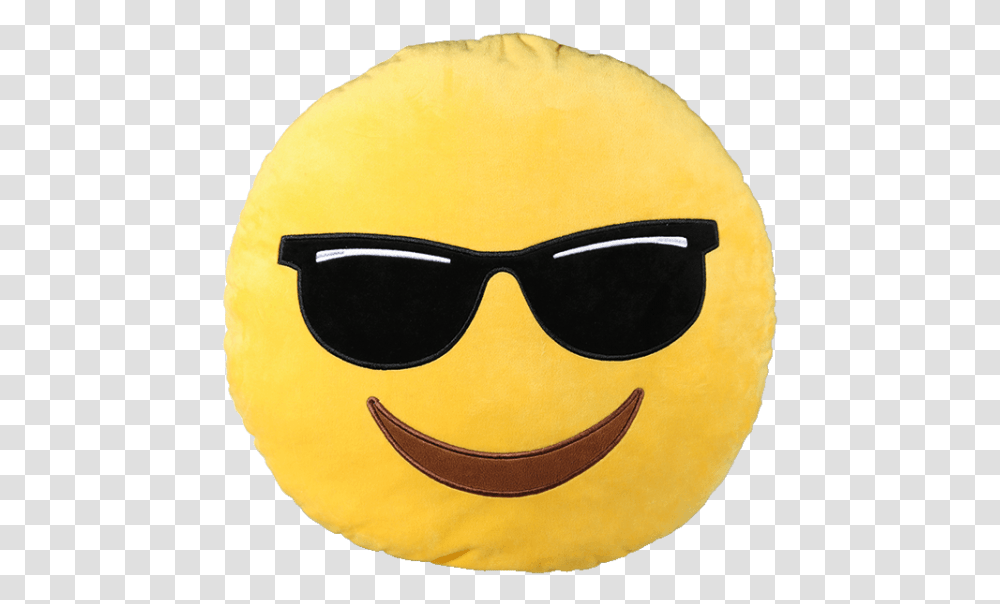 Emoticon Emoji Smiley Pillow Laughter Aurinkolasit Hymi, Cushion, Sunglasses, Accessories, Accessory Transparent Png