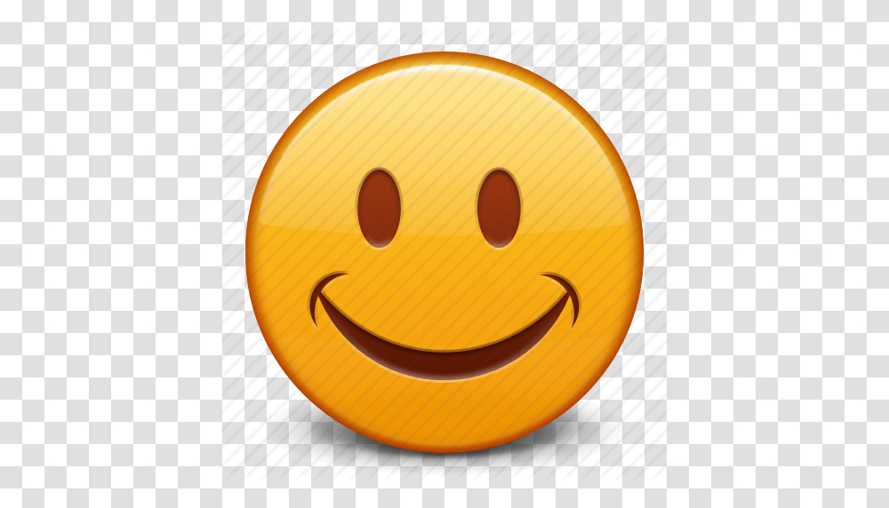 Emoticon Face Happy Smile Smiley Icon, Label, Egg, Food Transparent Png