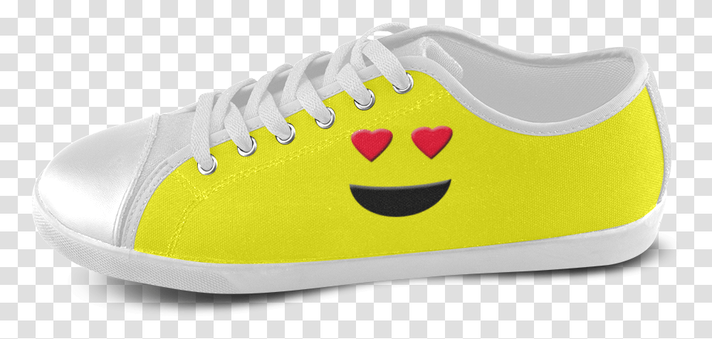 Emoticon Heart Smiley Women's Canvas Shoes Suede, Apparel, Footwear, Sneaker Transparent Png