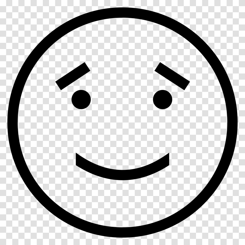 Emoticon Smiley Sadness Frown Clip Art Emoji Clipart Black And White, Gray, World Of Warcraft Transparent Png