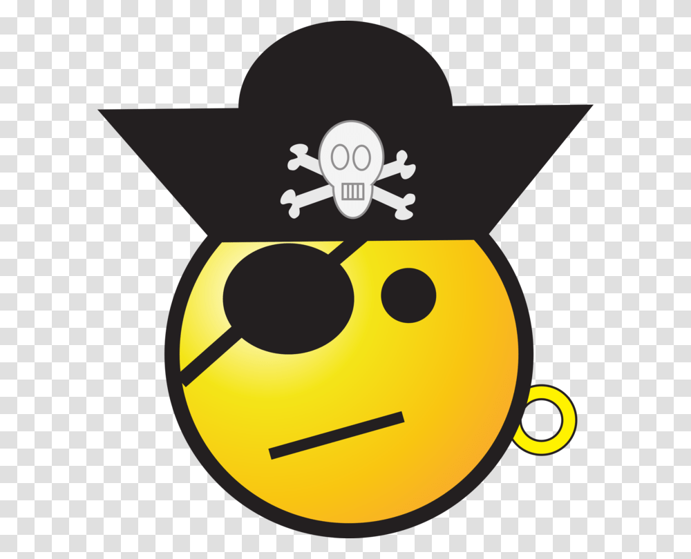 Emoticon Smiley Smilies Face Pirate Eye Patch Pirate Smiley Transparent Png