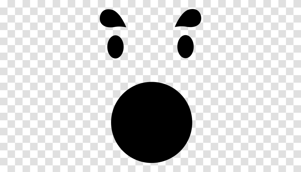 Emoticon Square Surprised Face With Open Circular Mouth Icon, Gray, World Of Warcraft Transparent Png