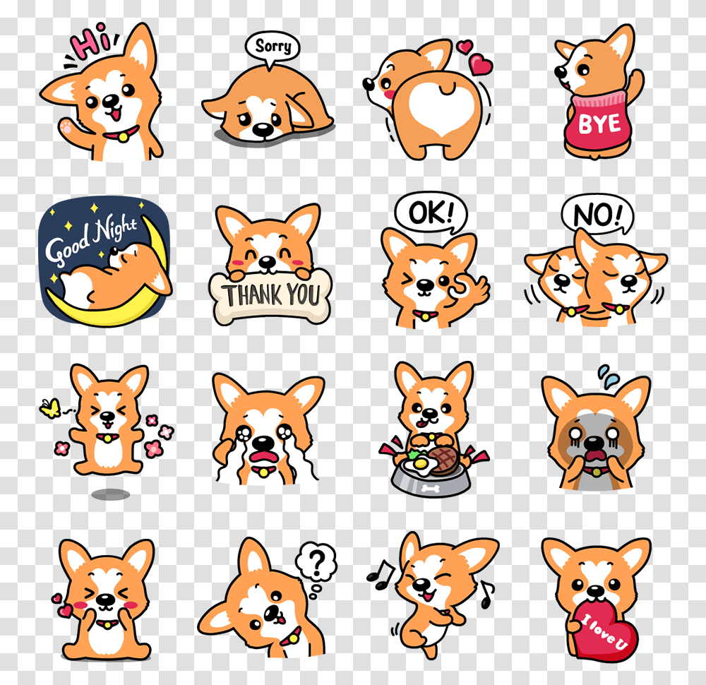 Emoticon Sticker For Kakaotalk Din Dong, Label, Toy, Cushion Transparent Png