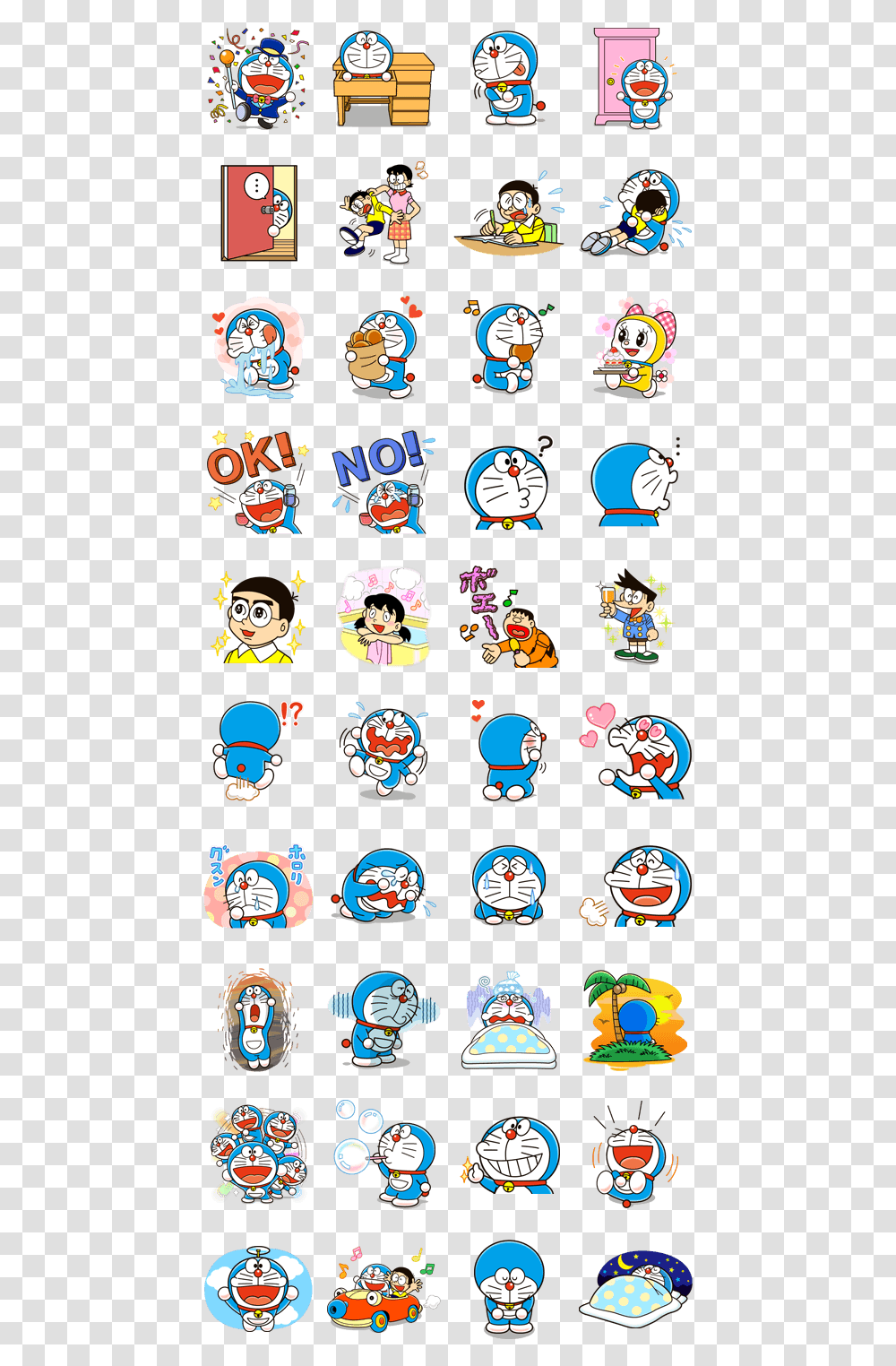 Emoticon Text Sticker Doraemon Minamoto Shizuka Doraemon Stickers For Whatsapp, Label, Super Mario Transparent Png