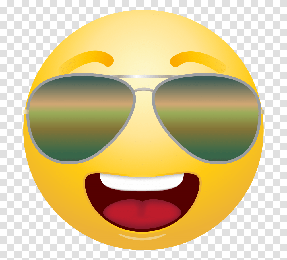Emoticon With Sunglasses, Accessories, Accessory, Head, Goggles Transparent Png