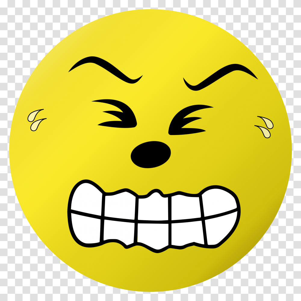 Emoticonemotionhead Pain Clipart, Teeth, Mouth, Tennis Ball, Sport Transparent Png