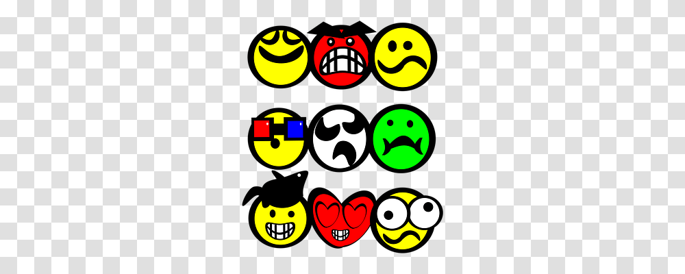 Emoticons Emotion, Pac Man, Poster Transparent Png