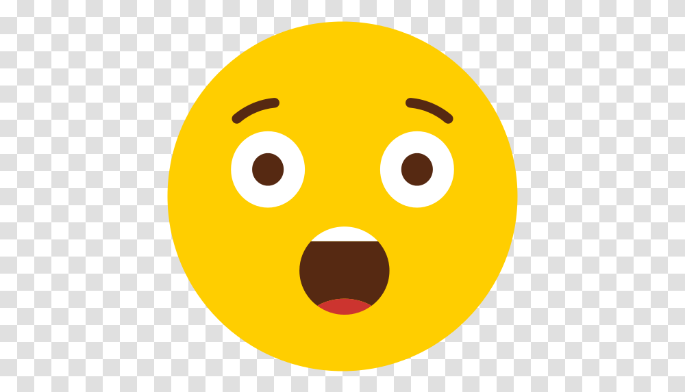 Emoticons Icon Myiconfinder Shocked Face Icon, Giant Panda, Mammal, Animal, Sphere Transparent Png