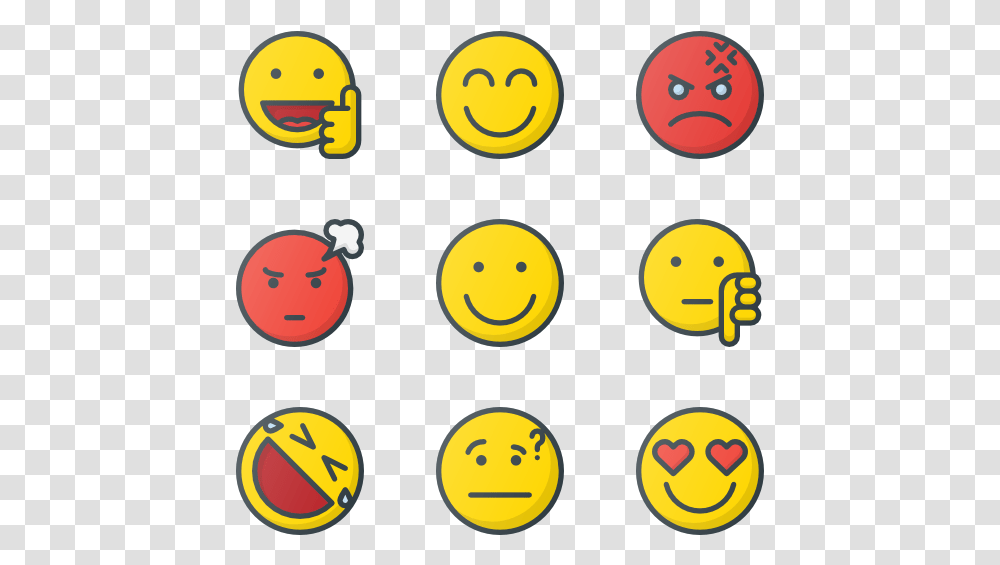 Emoticons Smiley, Halloween, Pac Man, Kart Transparent Png