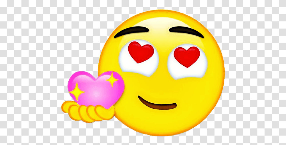 Emoticons Whatsapp Emoji Love Whatsapp Emojiselfie Love Emoji For Whatsapp, Toy, Food, Pac Man, Peeps Transparent Png