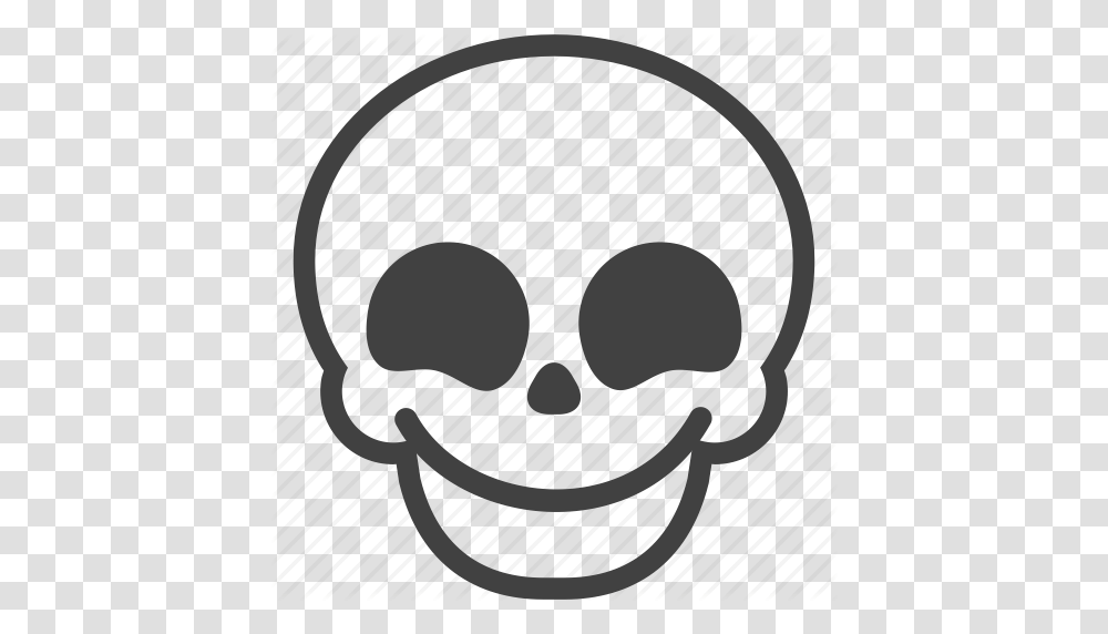 Emotion Expression Face Happy Skull Smile Smiley Icon, Electronics, Stencil, Headphones, Headset Transparent Png