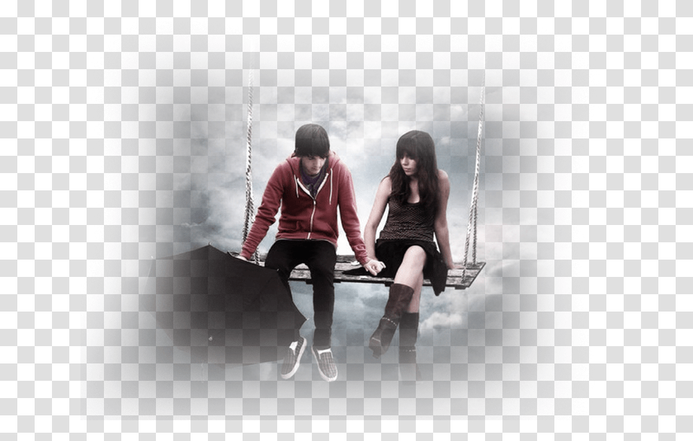 Emotional Heart Touching Couple, Person, Human, Shoe, Footwear Transparent Png