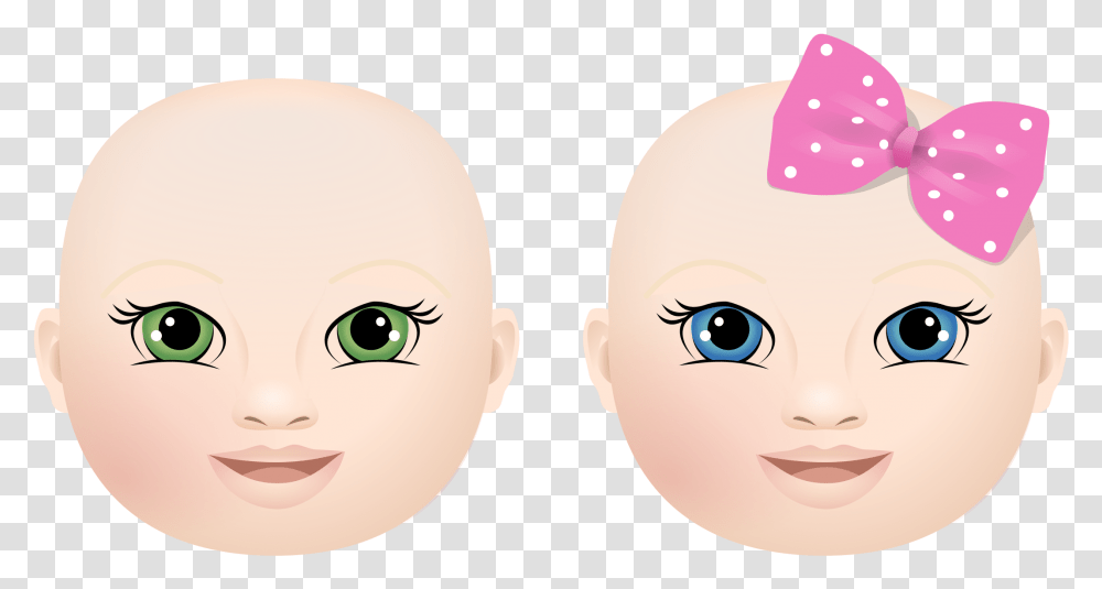 Emotionarteyelash Girl Baby Face Clipart, Head, Doll, Toy Transparent Png