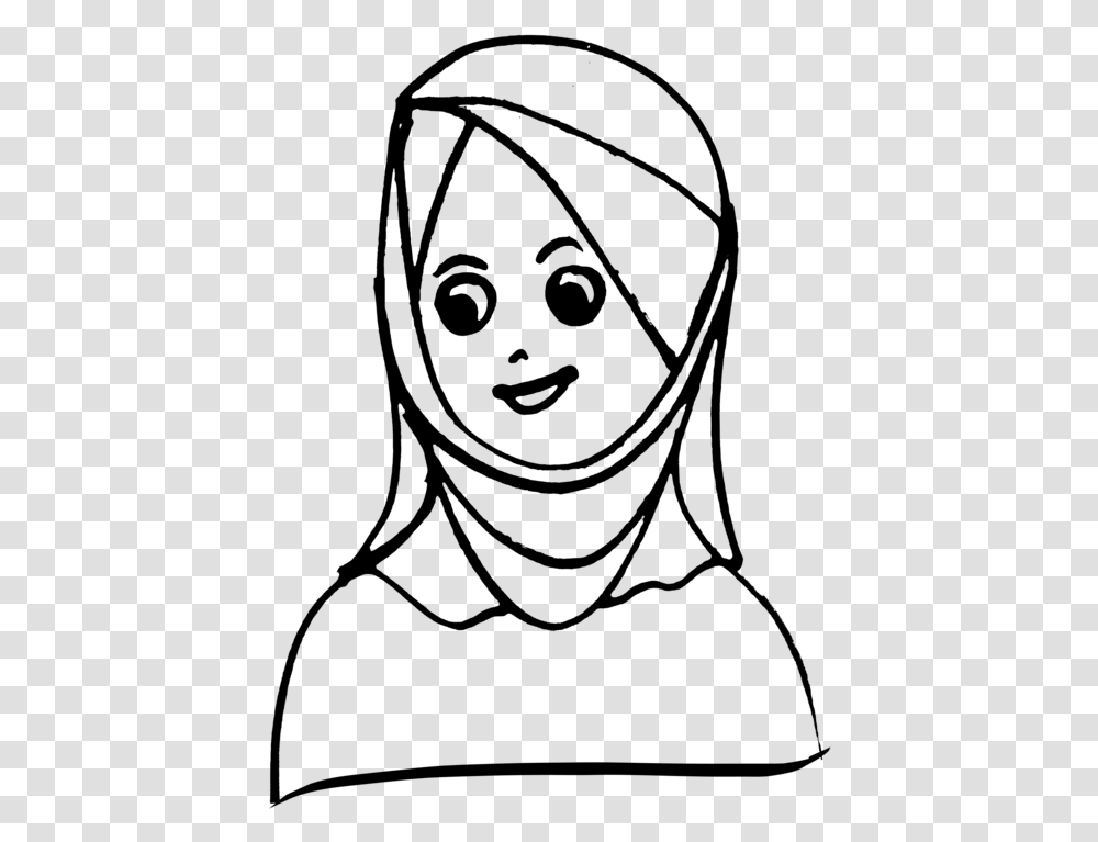 Emotionartmonochrome Photography Head Scarf Clipart Black And White, Gray, World Of Warcraft Transparent Png