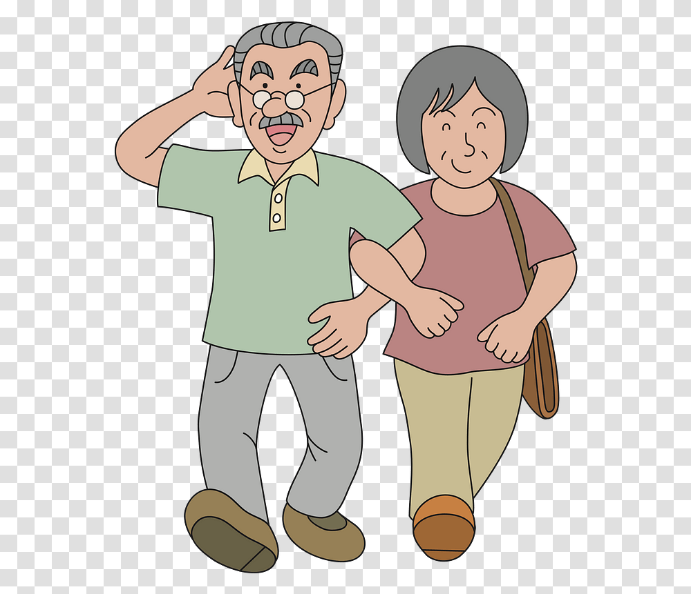 Emotionartplay Couple Walking Clipart, Person, Human, People, Family Transparent Png
