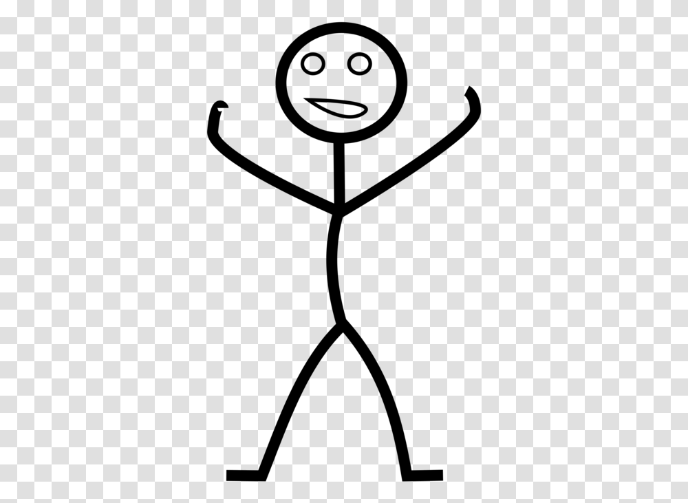 Emotionhuman Behaviorsmiley Happy Stick Figure, Gray, World Of Warcraft Transparent Png