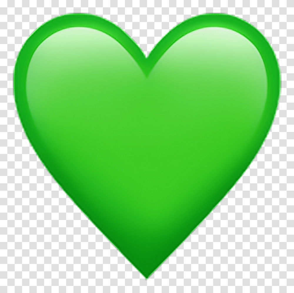Emotions Clipart Heart Green Heart Emoji, Balloon, Cushion, Pillow Transparent Png
