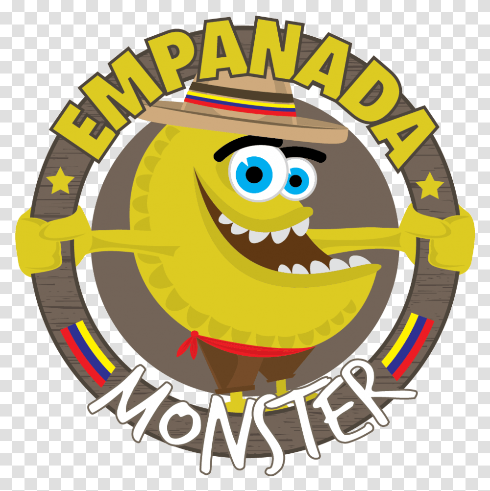 Empanada Clipart Dibujo Empanada Colombiana, Logo, Trademark Transparent Png