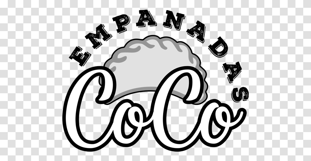 Empanadas Coco Language, Text, Stencil, Label, Calligraphy Transparent Png
