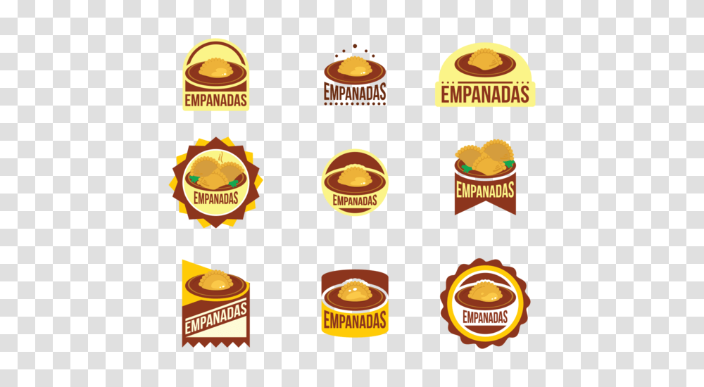 Empanadas Vector Emblems, Label, Wristwatch, Food Transparent Png
