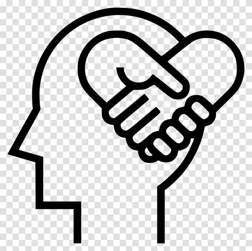 Empathy Sympathy Svg Icon Free Download Empathy, Hand, Dynamite, Bomb, Weapon Transparent Png