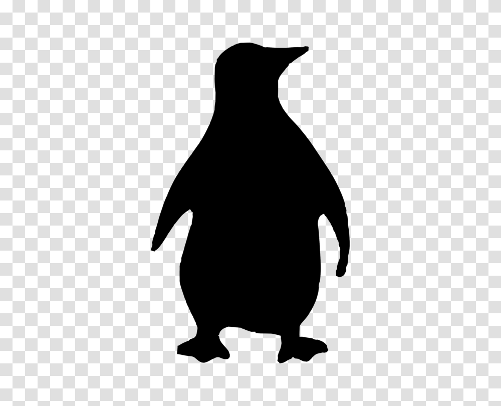 Emperor Penguin Bird Silhouette Stencil, Gray, World Of Warcraft Transparent Png