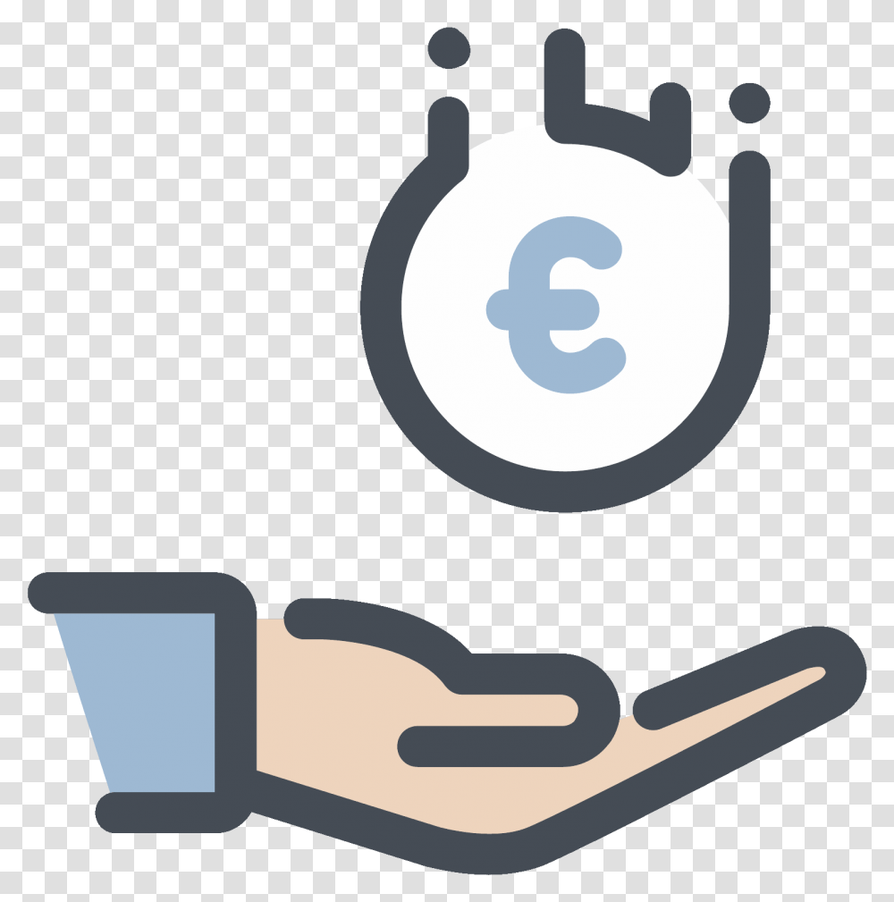 Empfange Euro Icon Receive Money Icon Transparent Png