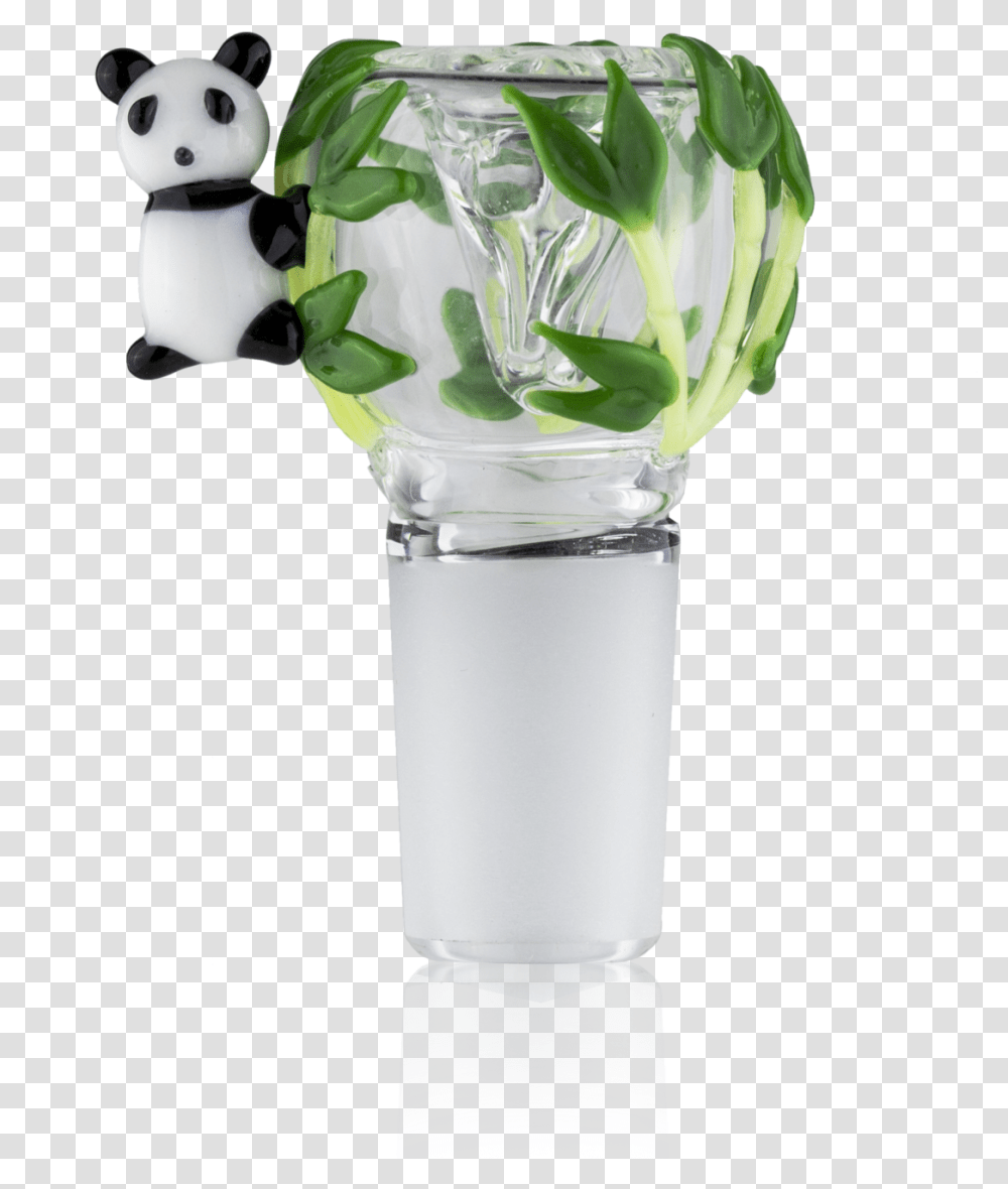 Empire Glassworks Panda 14mm Male Bowl Piece 18mm Bowl Piece, Light, Goblet, Flower, Plant Transparent Png