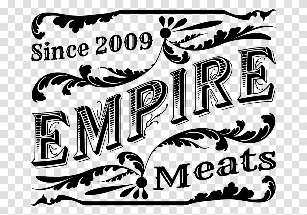Empire Meats Filigree Logo Illustration, Nature, Outdoors, Night, Astronomy Transparent Png