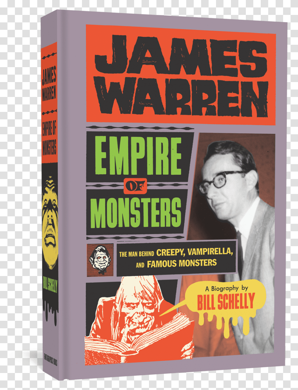 Empire Of Monsters James Warren Empire Of Monsters, Person, Human, Glasses, Accessories Transparent Png