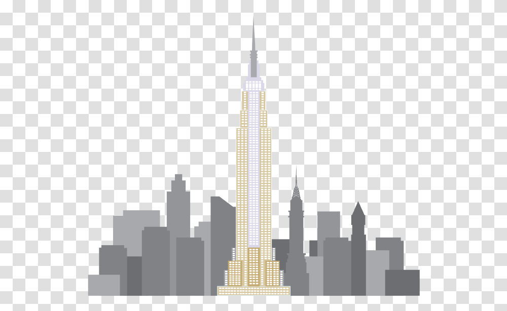 Empire State Building Clipart New York City Clipart Free Background, Architecture, Spire, Tower, Metropolis Transparent Png