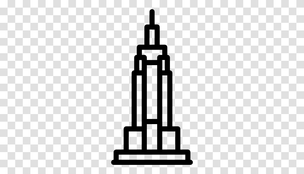 Empire State Building Icon, Cylinder, Candle, Rattle Transparent Png