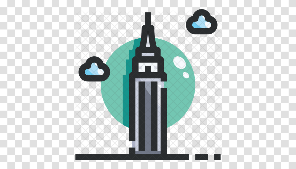 Empire State Building Icon Illustration, Weapon, Bomb, Bottle, Graphics Transparent Png