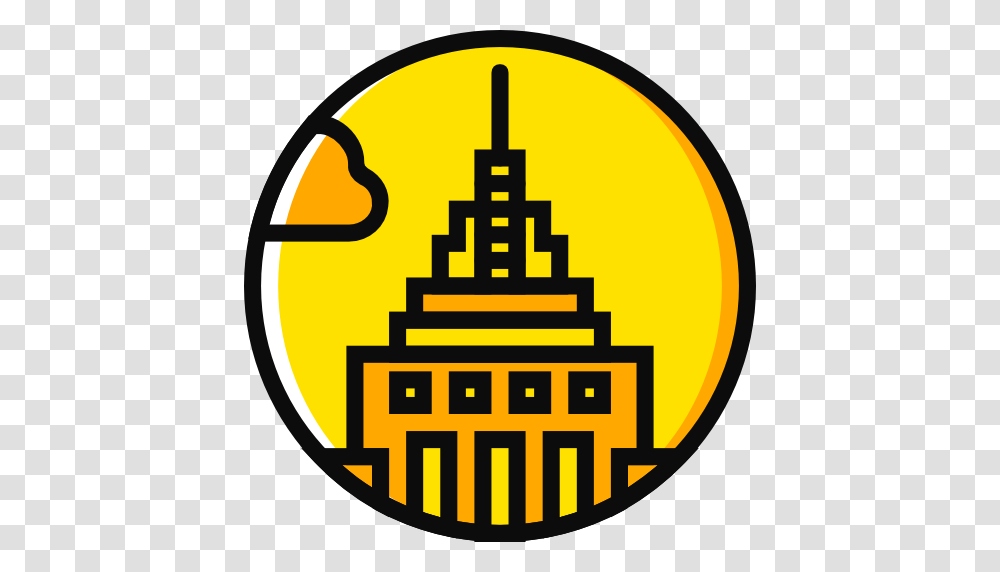 Empire State Building Icon, Logo, Label Transparent Png