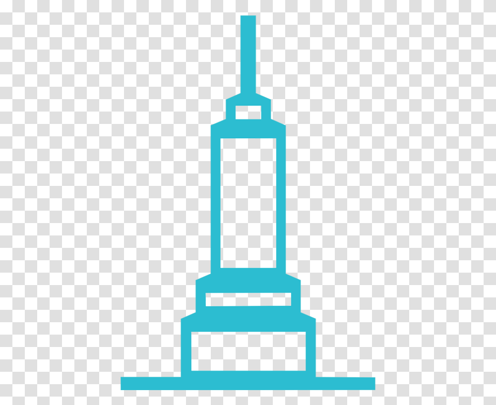 Empire State Building Illustration, Trophy, Cross Transparent Png