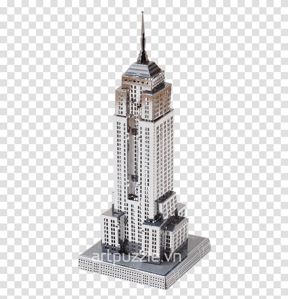 Empire State Tower Block, High Rise, City, Urban, Building Transparent Png