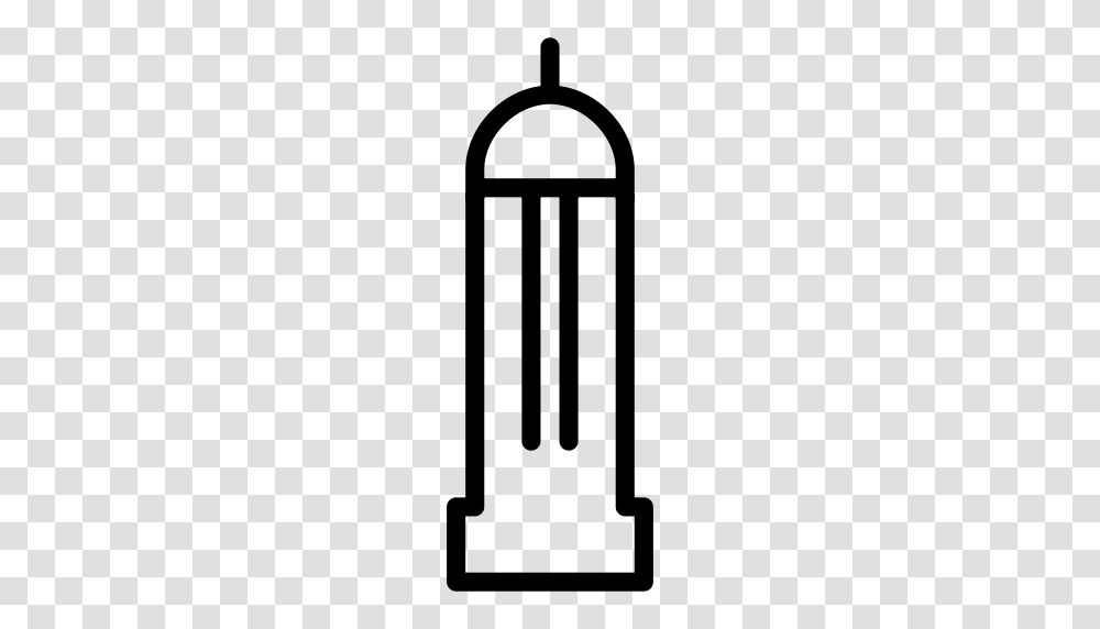 Empire Statebuilding Buildings New York Icon With And Vector, Gray, World Of Warcraft Transparent Png