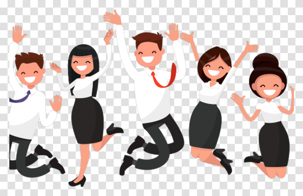 Employee Cartoon Bing Images Clipart Cartoon Happy People, Person, Human, Family, Crowd Transparent Png