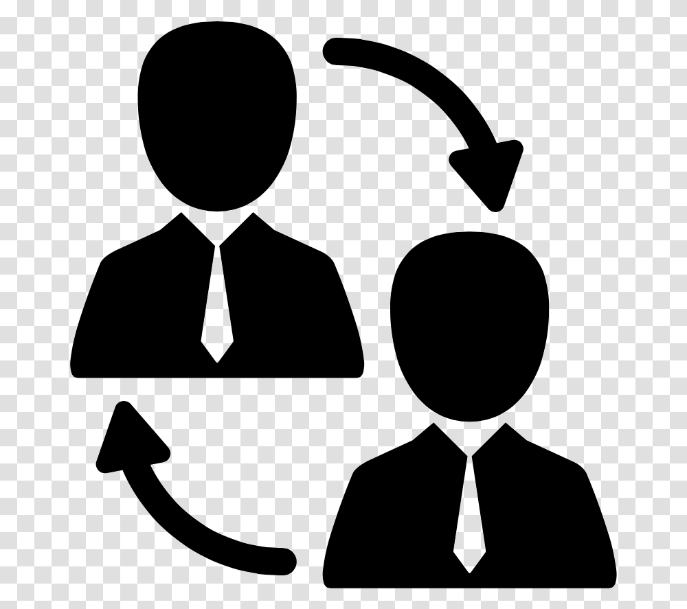 Employee Clipart Employee Turnover Build Operate Transfer Icon, Silhouette, Bow, Stencil, Volleyball Transparent Png