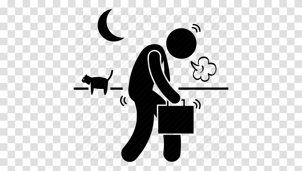 Employee Exhausted Late Life Overtime Tired Worker Icon, Piano, Leisure Activities, Musical Instrument, Bag Transparent Png