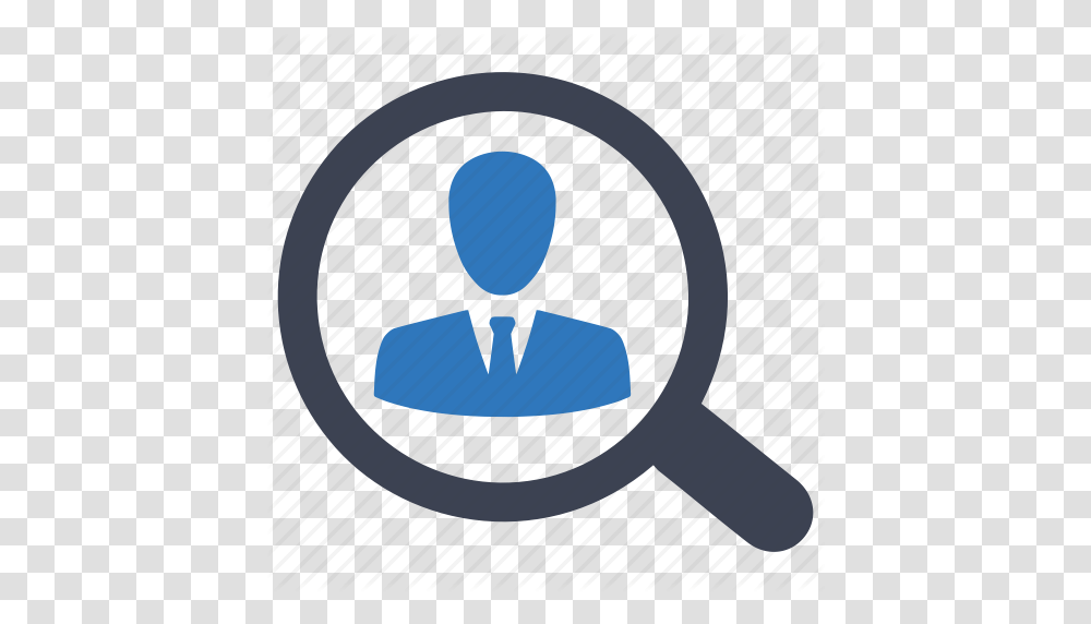 Employee Looking Search Job Icon, Label, Mirror, Car Mirror Transparent Png